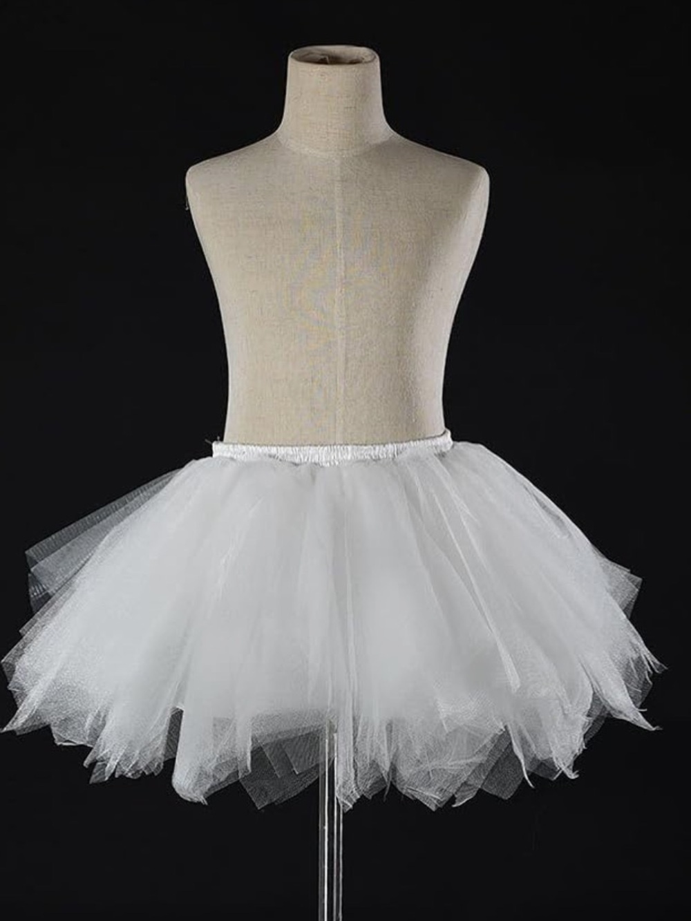 White Tulle Tutu Skirt for Kid small Princess birthday